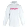 T-shirt με κουκούλα και διπλά μακριά μανίκια Slime «White Bubblegum» 681029TLVF10901