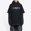 T-shirt με κουκούλα και μακριά μανίκια Slime “Μαύρο” 681029TLVF11069