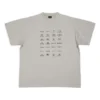 T-shirt με λογότυπα από το αρχείο, Oversized «Ανοιχτό γκρι» 712398TNVQ71342