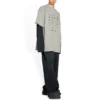 T-shirt με λογότυπα από το αρχείο, Oversized «Ανοιχτό γκρι» 712398TNVQ71342