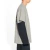 T-shirt με λογότυπα από το αρχείο, Oversized «Ανοιχτό γκρι» 712398TNVQ71342