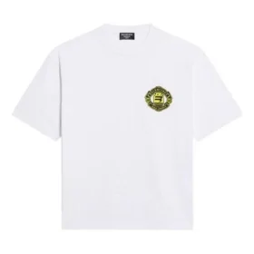 T-shirt με λογότυπο Crest «Λευκό» 612966TLV619000