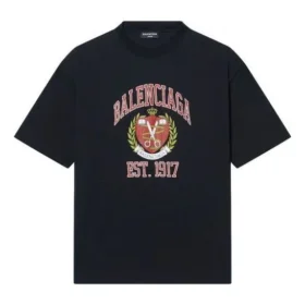 T-shirt με λογότυπο Est.1917 Crest “Μαύρο” 670943TLV891076