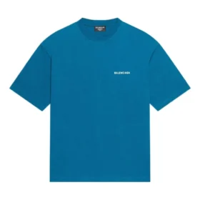 T-shirt με λογότυπο, μεσαία εφαρμογή “Blue” 612966TLVB99567