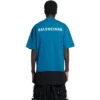 T-shirt με λογότυπο, μεσαία εφαρμογή “Blue” 612966TLVB99567