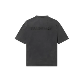 T-shirt με λογότυπο, μεσαία εφαρμογή «Γκρι» 612966TLVB91146
