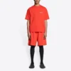 T-shirt με λογότυπο, μέτρια εφαρμογή «Bright Red» 612966TMVF43168