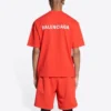 T-shirt με λογότυπο, μέτρια εφαρμογή «Bright Red» 612966TMVF43168