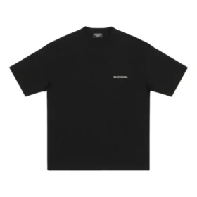 T-shirt με λογότυπο, μέτρια εφαρμογή “Μαύρο” 612966TMVF41070