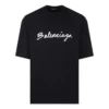 T-shirt με λογότυπο σε γραφή «Black White» 612966TMVB41070