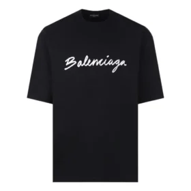 T-shirt με λογότυπο σε γραφή «Black White» 612966TMVB41070