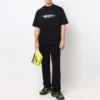 T-shirt με λογότυπο Slime, μέτρια εφαρμογή «Μαύρο» 612966TLVF11069