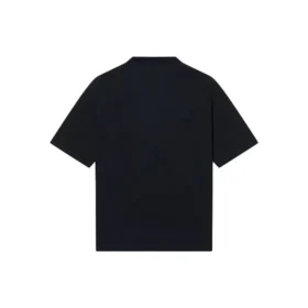 T-shirt με λογότυπο Varsity, μεσαία εφαρμογή «Μαύρο» 612966TLV891076