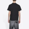T-shirt με λογότυπο Varsity, μεσαία εφαρμογή «Μαύρο» 612966TLV891076