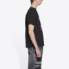 T-shirt με λογότυπο Varsity, μεσαία εφαρμογή «Μαύρο» 612966TLV891076