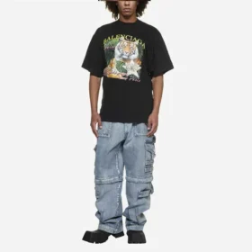 T-shirt με λογότυπο «Year of the Tiger» «Μαύρο» 681314TLVH21000