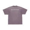 T-shirt με πλάτη, μεσαία εφαρμογή «Μωβ Γκρι» 764235TPVK15500