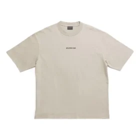 T-shirt με πλάτη, μεσαία εφαρμογή «Μπεζ» 612966TOVJ89763