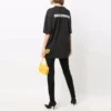 T-shirt με σχισμή «Black» 641655TLVB39034