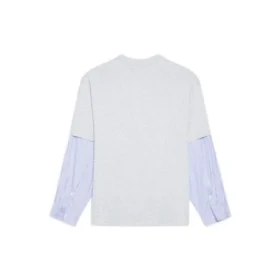 T-shirt με στρώσεις και λογότυπο Slime «Γκρι» 671401TLVF11203
