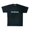 T-shirt με θολωμένο λογότυπο «Black Blue» 661705TKVD51070