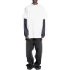 T-shirt με τρύπες, Oversized «Λευκό» 761460TPVD49000