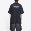 T-shirt of the Political Campaign, wide fit «Washed Black» 641675TKVJ19034