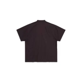 T-shirt Oversized με αυτοκόλλητο “Black” 739028TPVN41270