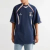 T-shirt ποδοσφαίρου Oversized «Μπλε» 641664TJV054482