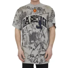 T-shirt Skater Graffiti «Heather Grey» 739028TOVA71300