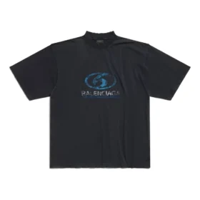 T-shirt Surfer με μεσαία εφαρμογή “Black Blue” 764235TPVM31412