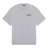 T-shirt Turn Slit “Grey Black” 675016TLVB31167