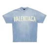 T-shirt τύπου Tape Type με μεσαία εφαρμογή “Faded Blue” 739784TOVA94530