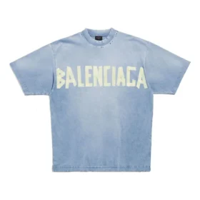 T-shirt τύπου Tape Type με μεσαία εφαρμογή “Faded Blue” 739784TOVA94530