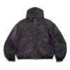 Tape Type Bomber Μπουφάν με κουκούλα και ταινίες “Black” 791103TPO041000