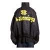 Tape Type Bomber Μπουφάν με κουκούλα και ταινίες “Black” 791103TPO041000