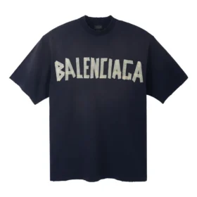 Tape Type T-shirt με μεσαία εφαρμογή “Black Faded” 739784TOVA91055