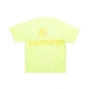 Tape Type T-shirt, μέτρια εφαρμογή “Fluo Yellow” 739784TOVA97204