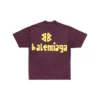 Tape Type T-shirt «Σκούρο κόκκινο» 739784TOVA94029