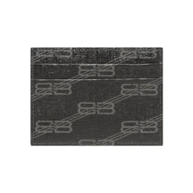 Θήκη καρτών Signature από καμβά με επίστρωση BB Monogram «Μαύρο» 594309210D81061