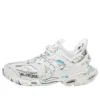 Track 1.0 Sneakers “Λευκό Μπλε Πλέγμα και Νάιλον Γκράφιτι” 542436W3SRA9014
