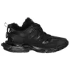 Track Sneakers “Faux Fur Black” 668556W3CQ11000