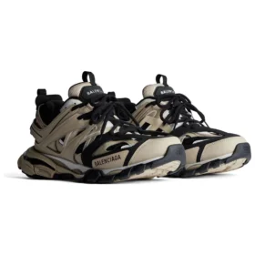 Track Sneakers «Μπεζ και μαύρο πλέγμα και νάιλον» 542436W3AC48071