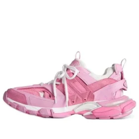 Track Sneakers «Ροζ πλέγμα και ύφασμα που μοιάζει με σουέτ» 542436W3SU55090