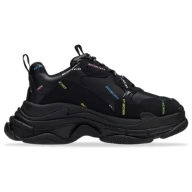 Triple S Allover Logo «Μαύρο Πολύχρωμο» 536737W2FA81083