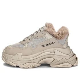 Triple S «Fake Fur – Μπεζ» 668562W3CQ59710