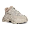 Triple S «Fake Fur – Μπεζ» 668562W3CQ59710