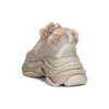 Triple S «Fake Fur – Μπεζ» 668562W3CQ59710
