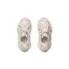 Triple S Logotype Sneakers “Λευκό και ροζ τεχνικό υλικό” 654251W2FAB9050