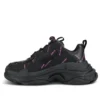 Triple S Sneakers «All Over Logo – Μαύρο-Ροζ» 524039W2FA11050